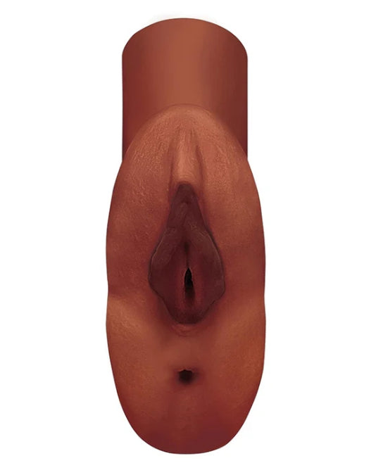 Pdx Plus Pussy Double Stroker Brown
