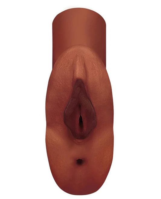 Pdx Plus Pussy Double Stroker Brown