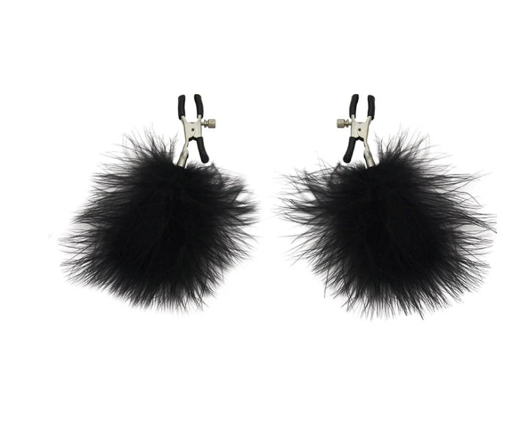 S&M Enchanted Feather Nipple Clamps