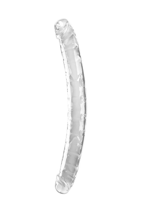 King Cock Clear Double Dildo 18in