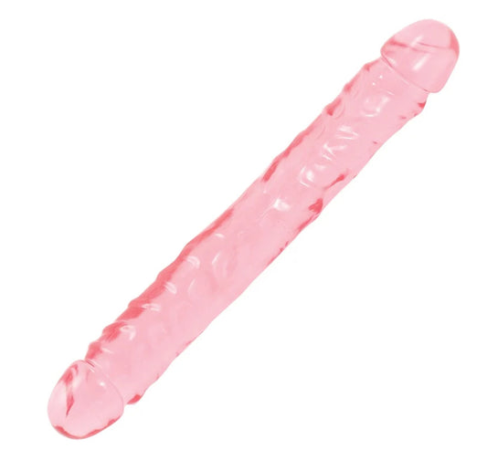 Pink Jelly Double Dong 12in