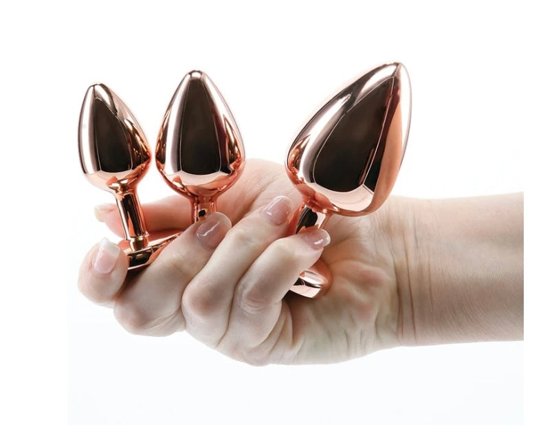 Rose Gold Heart Set